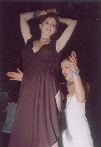 Lysette Anthony and Emily Candy at Coleman Douglas Pearls party