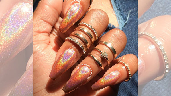 17 mesmerizing chrome & holographic nails