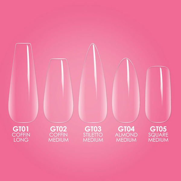 Available Gelly Tip Shapes