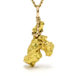 Natural Gold Nugget Pendant exclusive to Venusrox London