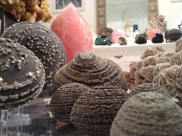 Pyrite Concretions from Venusrox London Premier Crystal Showroom