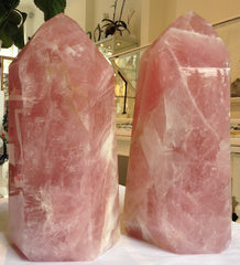 Venusrox Large Rose Quartz Crystal Points