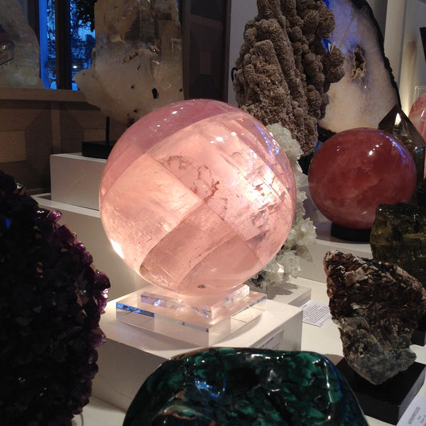 Optical Calcite Sphere Crystal at Venusrox London