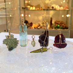 Venusrox London Crystal and Gem Pendatns