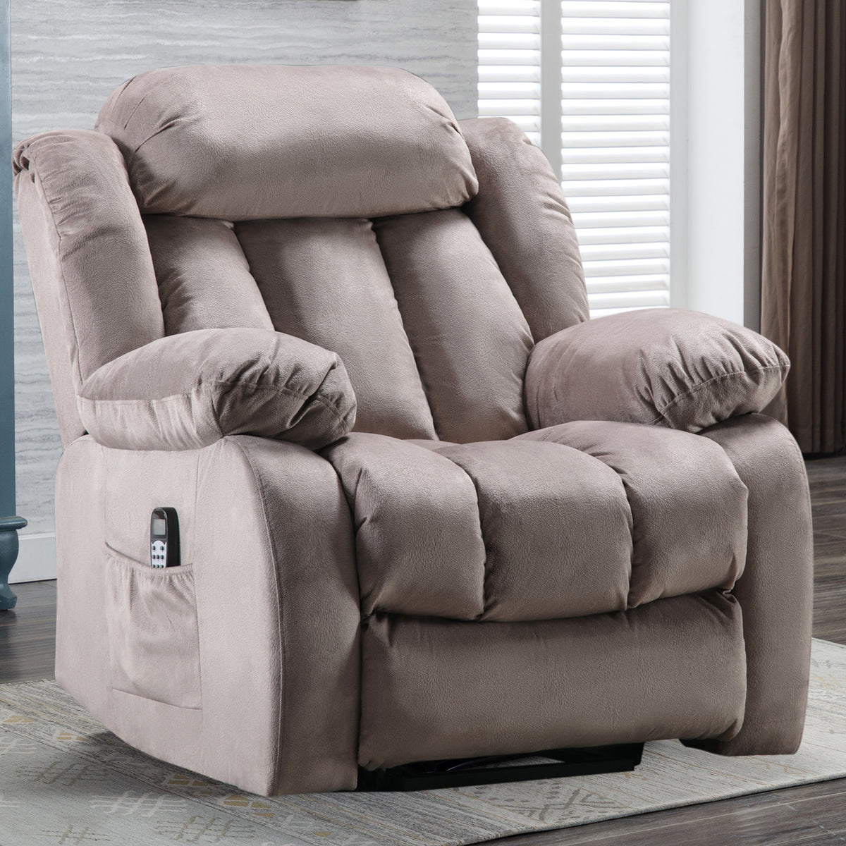 Anj Power Massage Lift Recliner Chair With Heat And Vibration For Elderl Anj Home