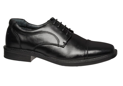 Hush Puppies Huon Mens Leather Wide Fit Shoes | Brand House Direct