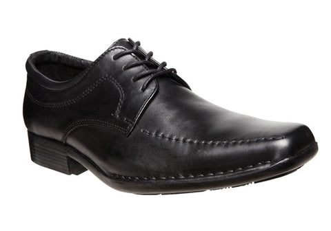 Hush Puppies Manor Mens Leather Dress Shoes Wide Fit | Brand House ...