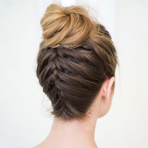 chignon tressé