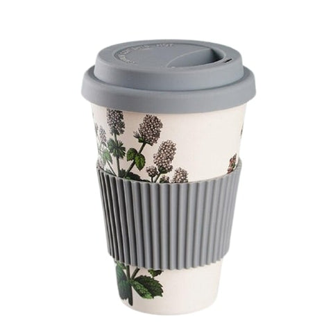 Tasse de thé en bambou Gris réutilisable