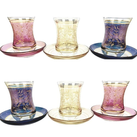 Verre à thé marocain Lot de 6