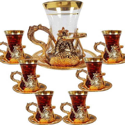 Service à thé turc En Verre