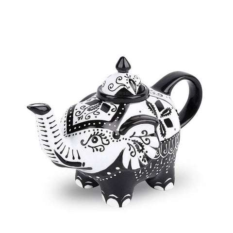 Théière Éléphant En Porcelaine