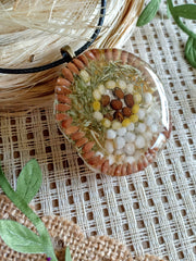 Abundance - Flower & Spice Collection of handcrafted pendant neckpieces