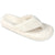 Women's Spa Thong Slippers in Natural Right Angled View