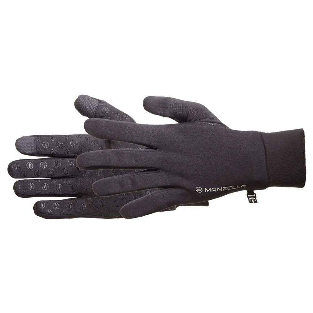 Men's Power Stretch Ultra Touchtip Gloves Pair Side Profile