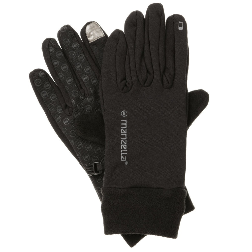 Women's Power Stretch Touchtip Uniform Gloves Pair Straight On View