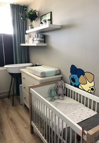 Origineel kraamcadeau babykamer