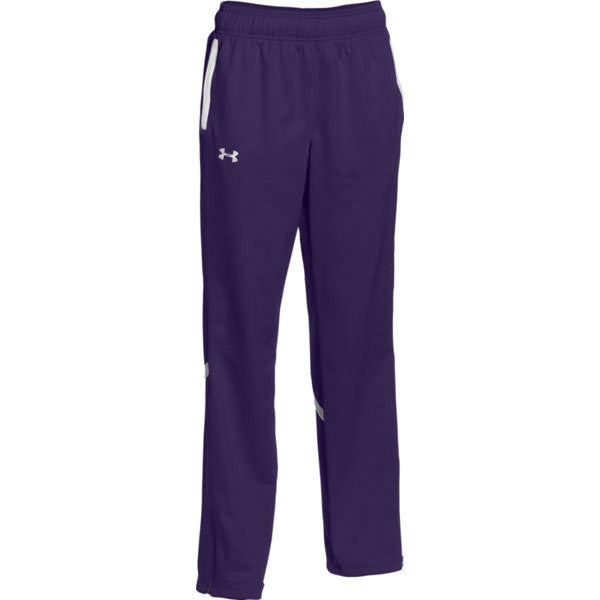 purple warm up pants