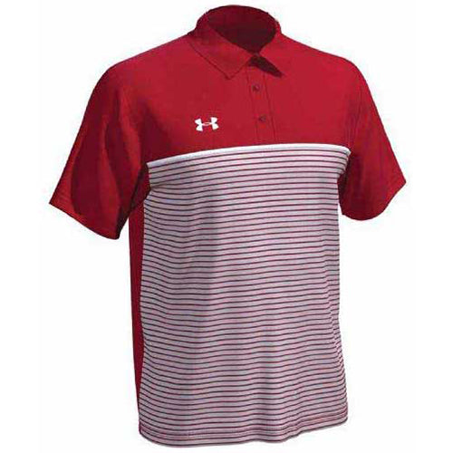 mens red under armour polo