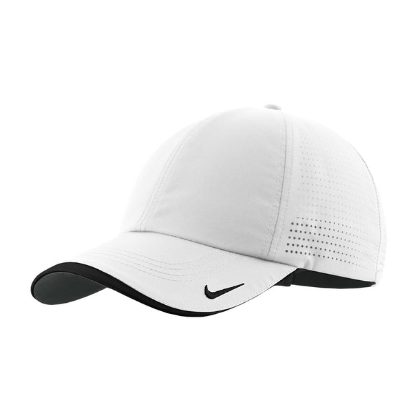 pludselig bassin Uforenelig Nike Golf White Dri-FIT Swoosh Perforated Cap