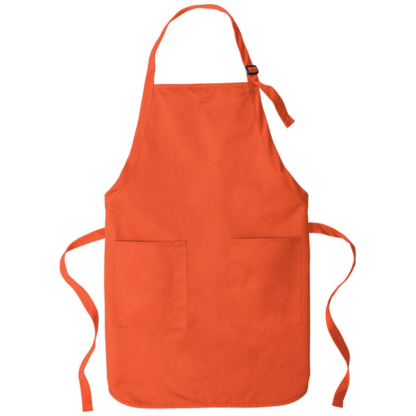 orange apron