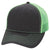 Paramount Apparel Charcoal/Neon Green Neon Mesh Back Cap