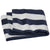 Port Authority Navy Value Cabana Stripe Beach Towel