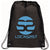 Bullet Black Champion Heat Seal Drawstring Bag