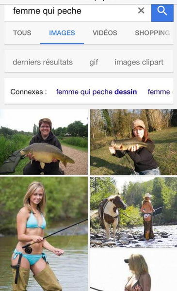 résultats français "femme qui pêche"