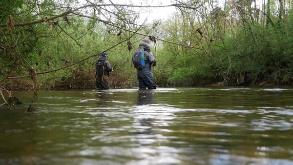 pêche sous la pluie