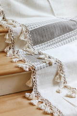 Cotton Throw in Stone - 1 left!