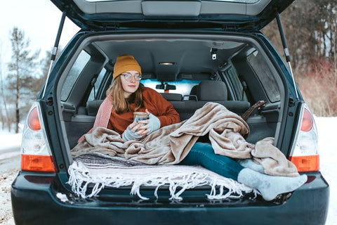 staying warm while living in your car