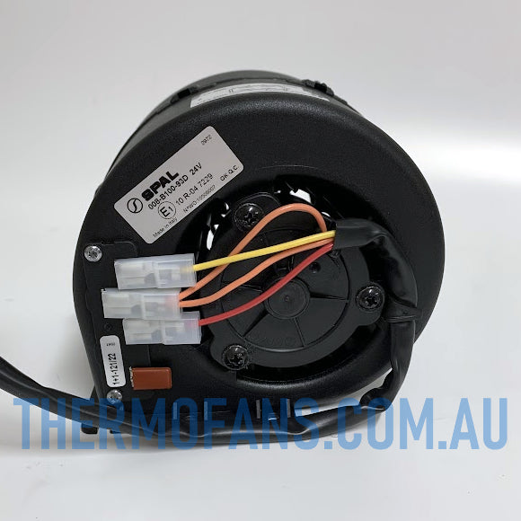 Spal 008 B100 93d 24v Single Wheel Blower Assembly 3 Speed 2 5a