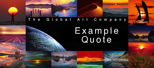 The Global Art Company - Example quote