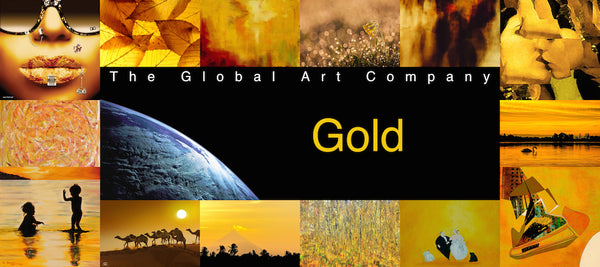 The Gold art collection on The Global Art Company