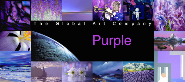 The Purple art collection on The Global Art Company