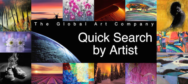 The Global Art Company artist quick search page