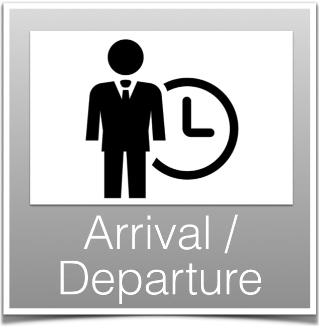 Arrivals / Departure times