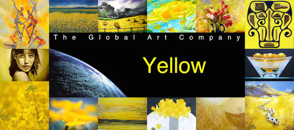 The Yellow art collection on The Global Art Company
