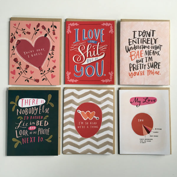 emily mcdowell, cards, valentine's day cards, tarrytown, sleepy hollow, pretty funny vintage