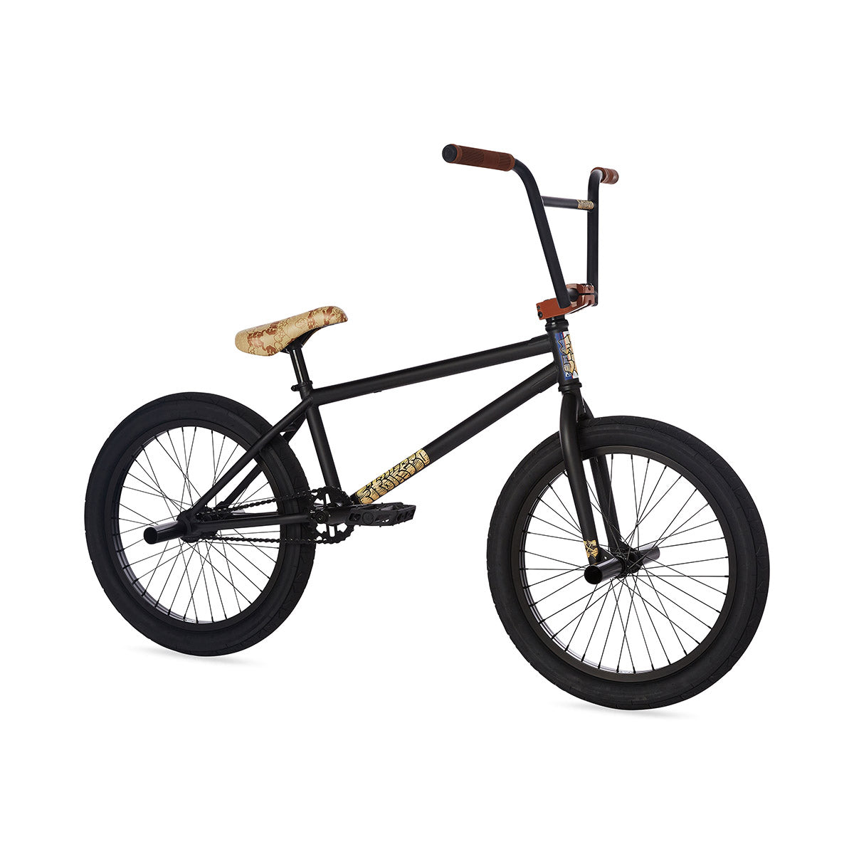 black fit bmx bike