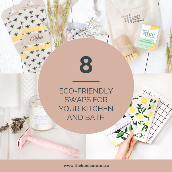 8 eco-friendly swaps for your kitchen and bath