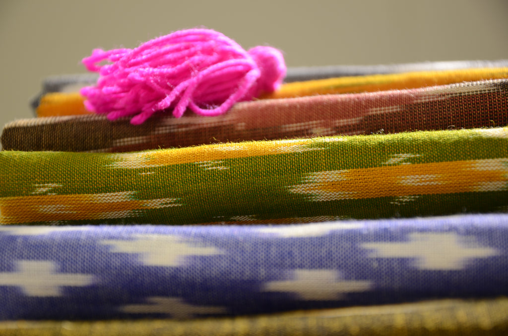 Handwoven Ikkat fabric handloom cotton Indian fabric