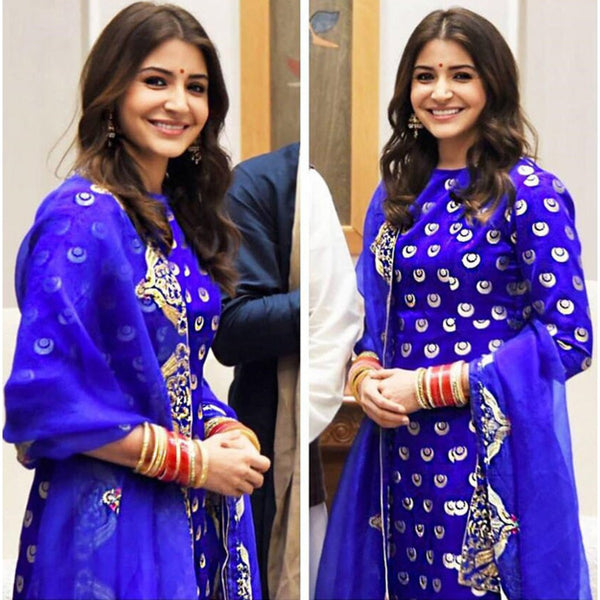 Anushka Sharma at her wedding reception