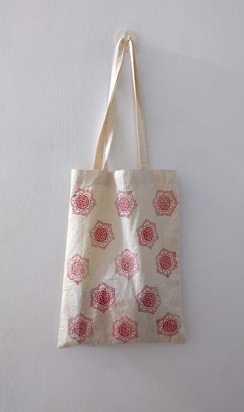 Christmas Gift packaging at DesiCrafts - Handblock printed muslin bags are ready to ship