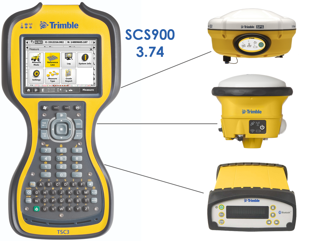 SCS900 ver 3.74 (TSC3) Trimble Hardware