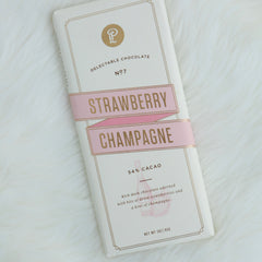 Lolli and Pops | Strawberry Champagne Chocolate Bar | Boutique Candy | Boutique gifts for her 