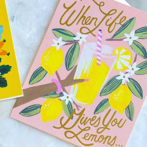 National Lemonade Day | When Life Gives You Lemons | Rifle Paper Co. |