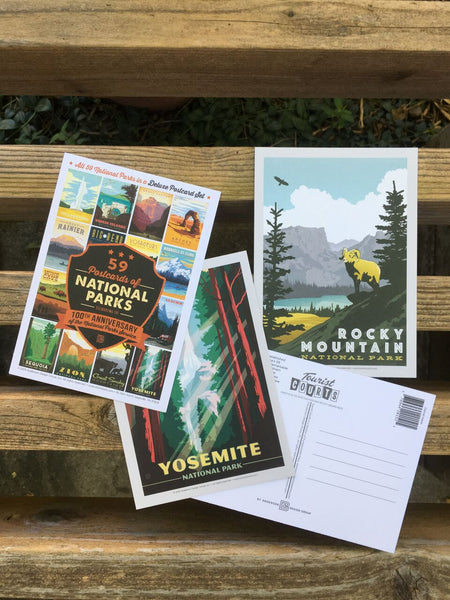 National Parks Postcard Set 