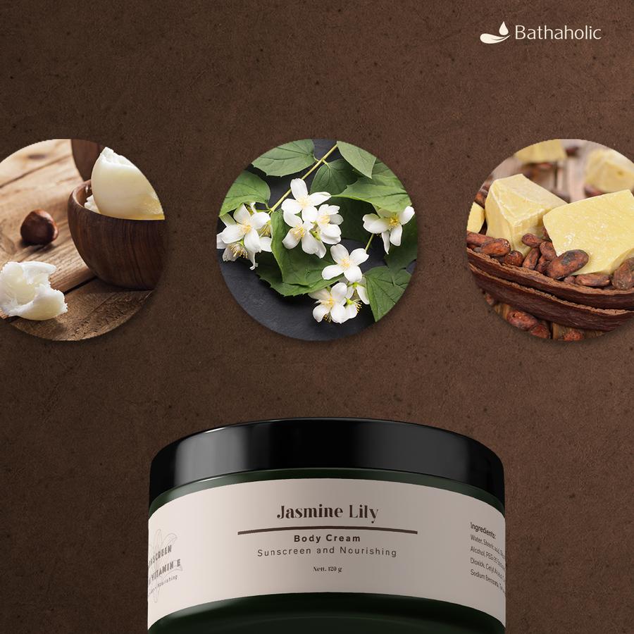 Body Cream Jasmine Lily 120gr Bathaholic – thebathaholic